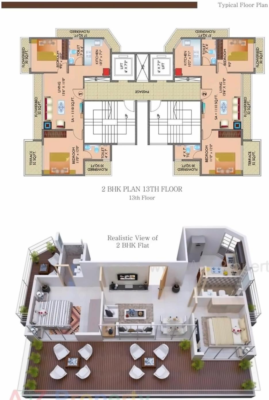 Layout of real estate project Ishwar Gracia located at Navi-mumbai-m-corp, Thane, Maharashtra