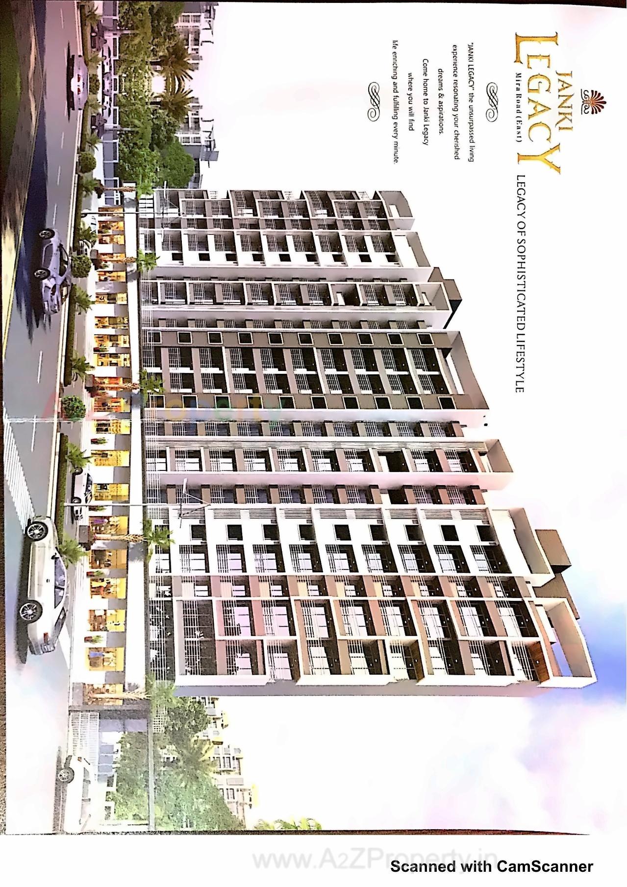 3D Elevation of real estate project Janki Legacy located at Mirabhayandar-m-corp, Thane, Maharashtra