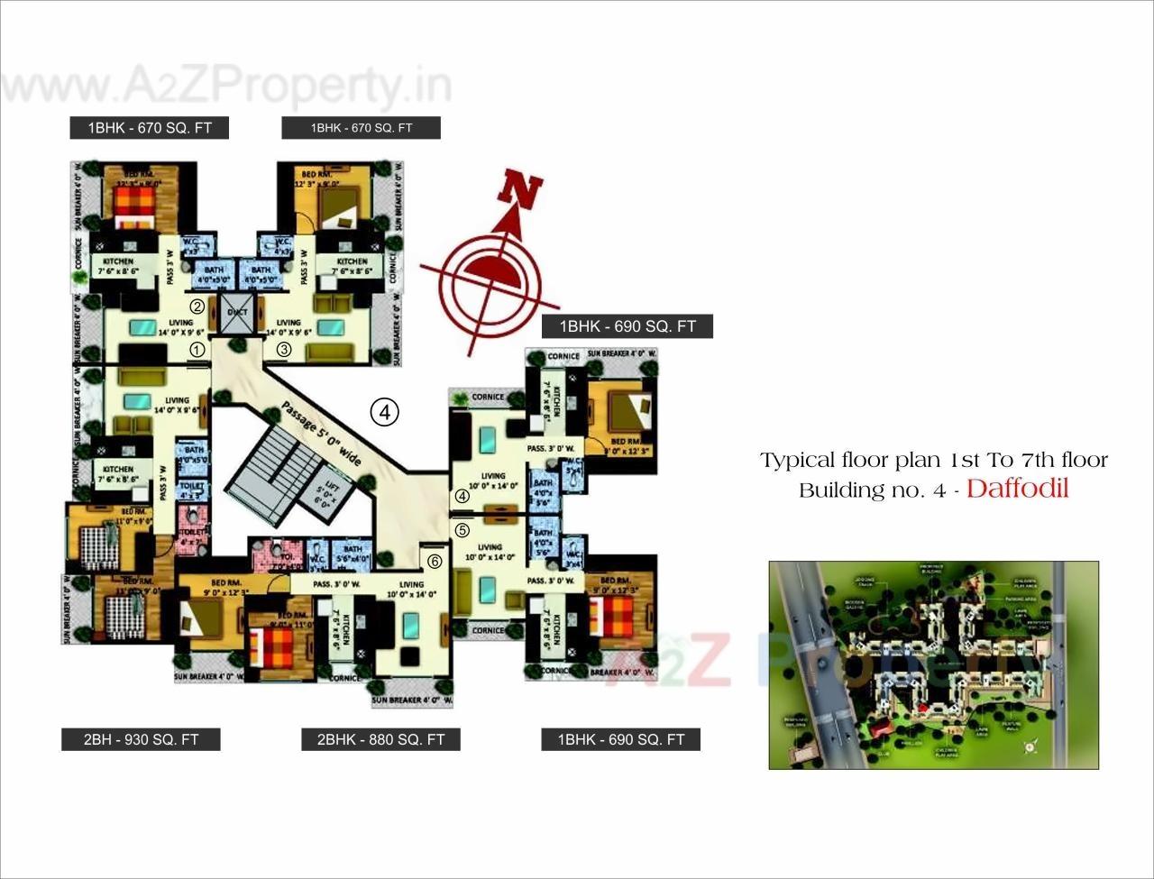 Layout of real estate project Jeevan Lifestyles located at Badlapur-m-cl, Thane, Maharashtra
