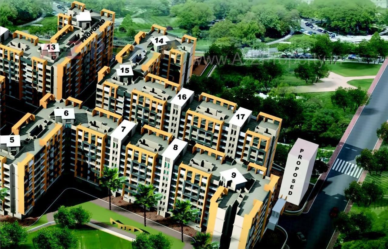 3D Elevation of real estate project Jeevan Lifestyles located at Badlapur-m-cl, Thane, Maharashtra