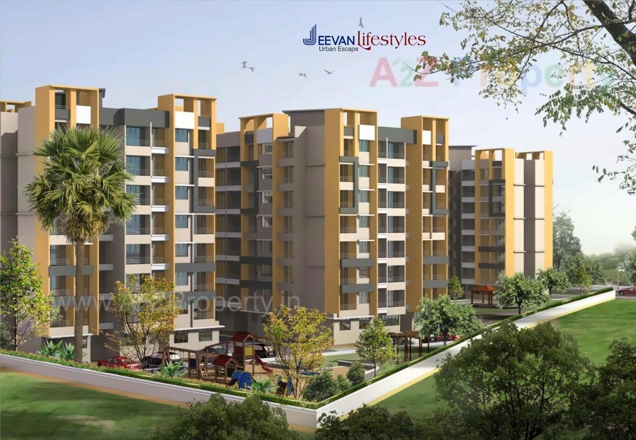 3D Elevation of real estate project Jeevan Lifestyles located at Badlapur-m-cl, Thane, Maharashtra