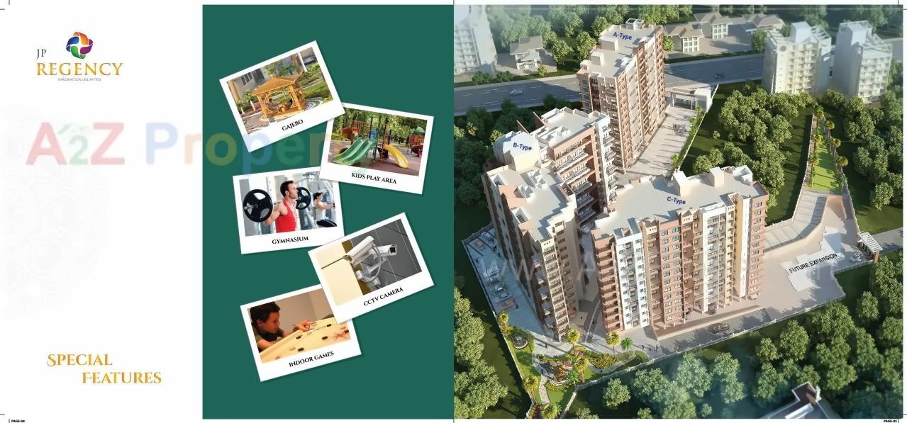 3D Elevation of real estate project Jp Regency located at Ambarnathm-cl, Thane, Maharashtra