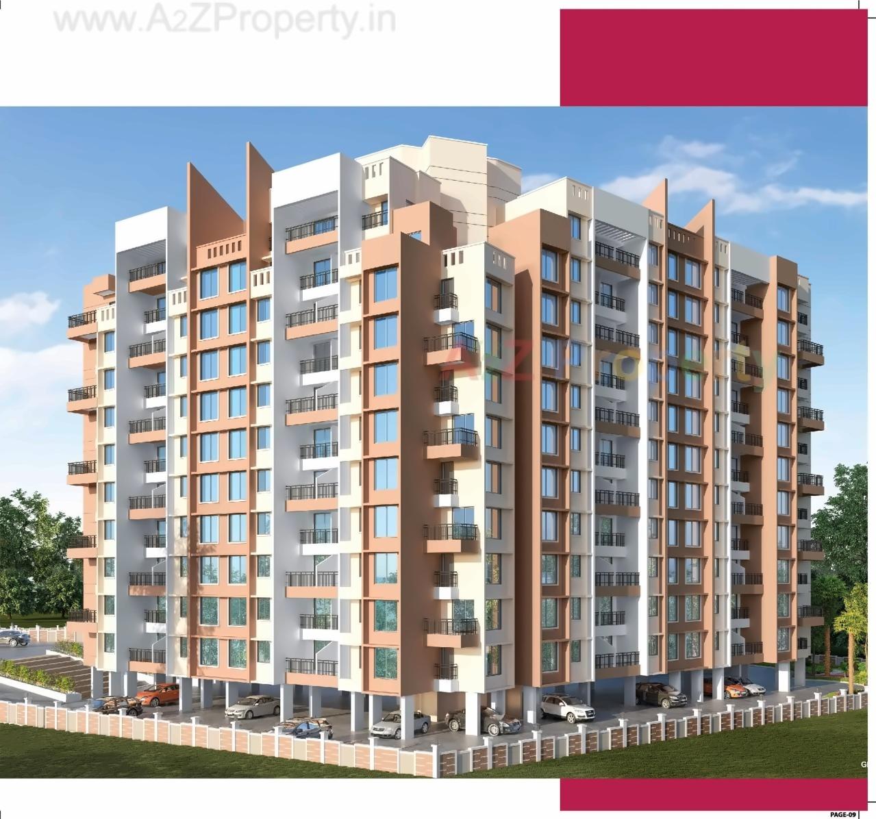 3D Elevation of real estate project Jp Regency located at Ambarnathm-cl, Thane, Maharashtra