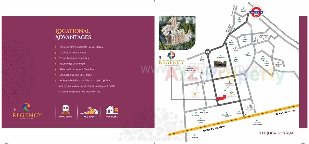  of real estate project Jp Regency located at Ambarnathm-cl, Thane, Maharashtra