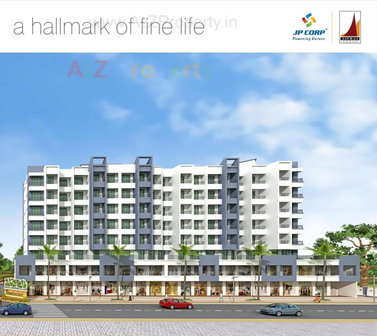 3D Elevation of real estate project Jp Symphony located at Ambarnathm-cl, Thane, Maharashtra