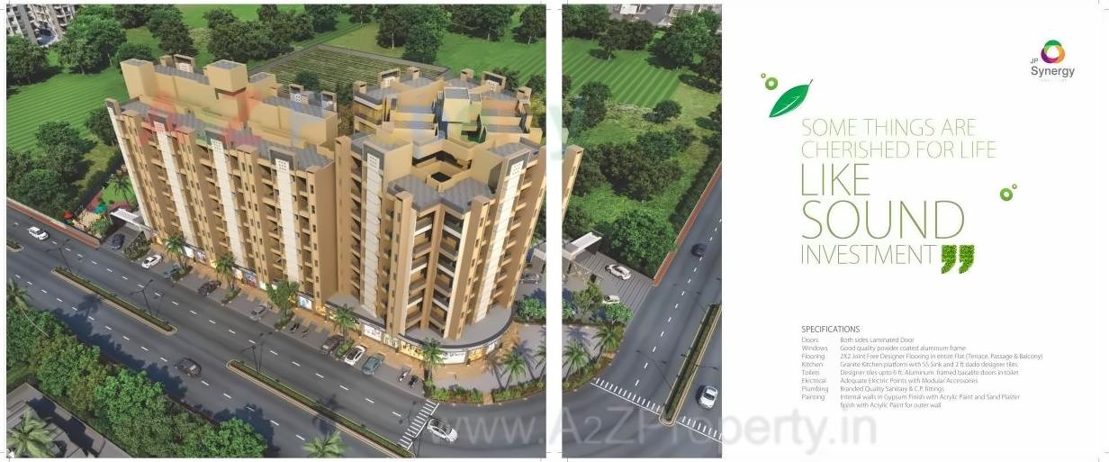 3D Elevation of real estate project Jp Synergy  No located at Ambarnathm-cl, Thane, Maharashtra