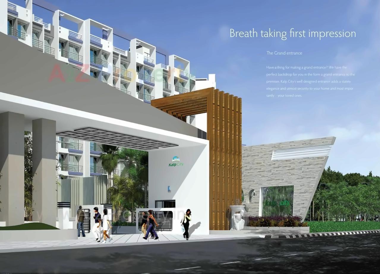 3D Elevation of real estate project Kalp City located at Badlapur-m-cl, Thane, Maharashtra
