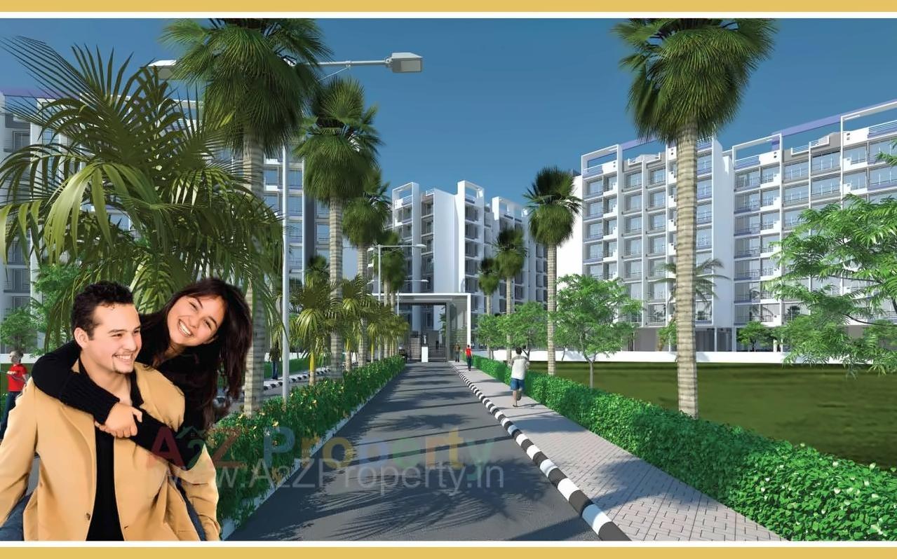 3D Elevation of real estate project Kalp City located at Badlapur-m-cl, Thane, Maharashtra