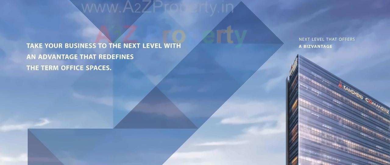 3D Elevation of real estate project Kamdhenu Commerz located at Navi-mumbai-m-corp, Thane, Maharashtra