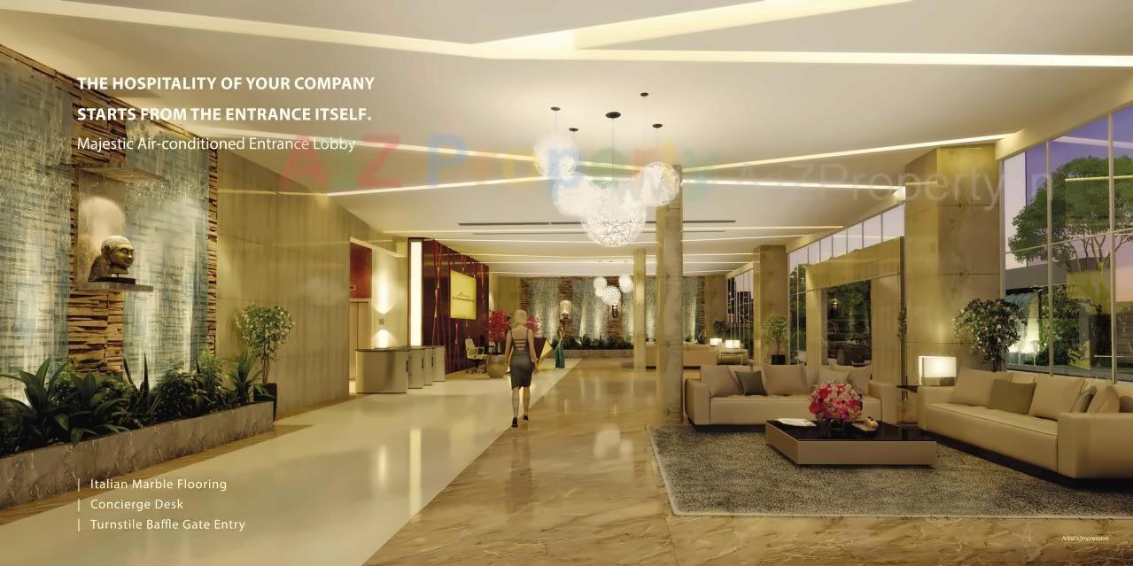 3D Elevation of real estate project Kamdhenu Commerz located at Navi-mumbai-m-corp, Thane, Maharashtra