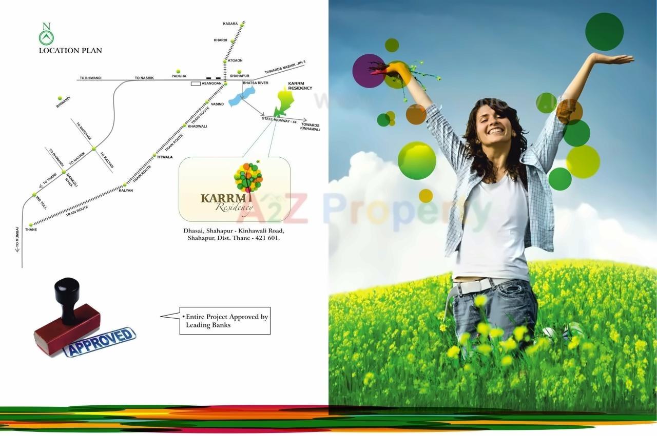  of real estate project Karrm Residency located at -dhasai, Thane, Maharashtra