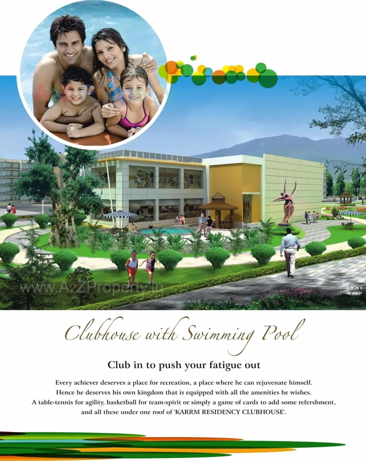 3D Elevation of real estate project Karrm Residency located at -dhasai, Thane, Maharashtra