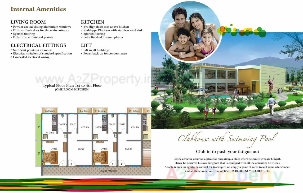  of real estate project Karrm Residency located at -dhasai, Thane, Maharashtra
