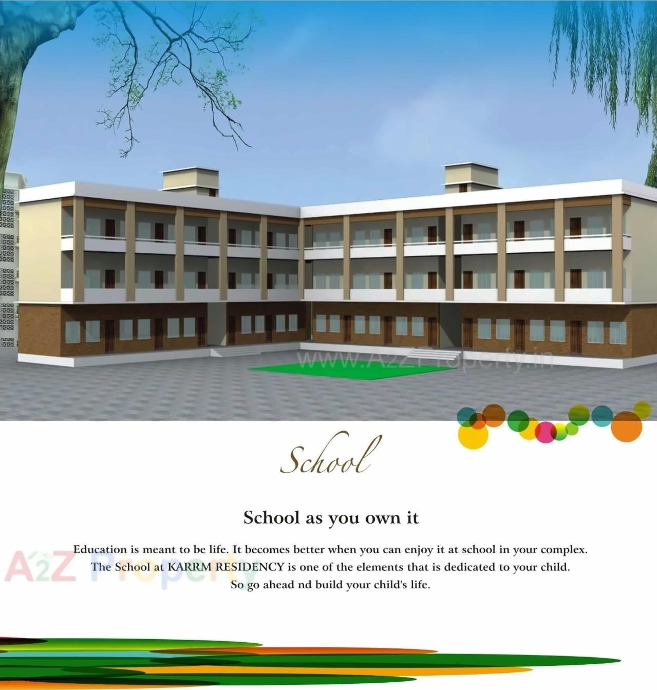 3D Elevation of real estate project Karrm Residency located at -dhasai, Thane, Maharashtra