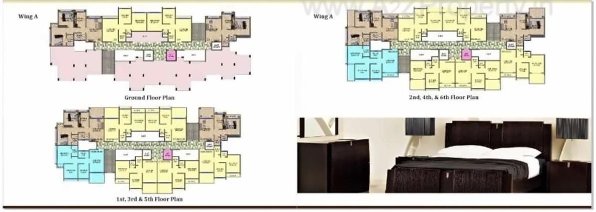 Layout of real estate project Kasturi Exotica located at Ambarnath-r, Thane, Maharashtra