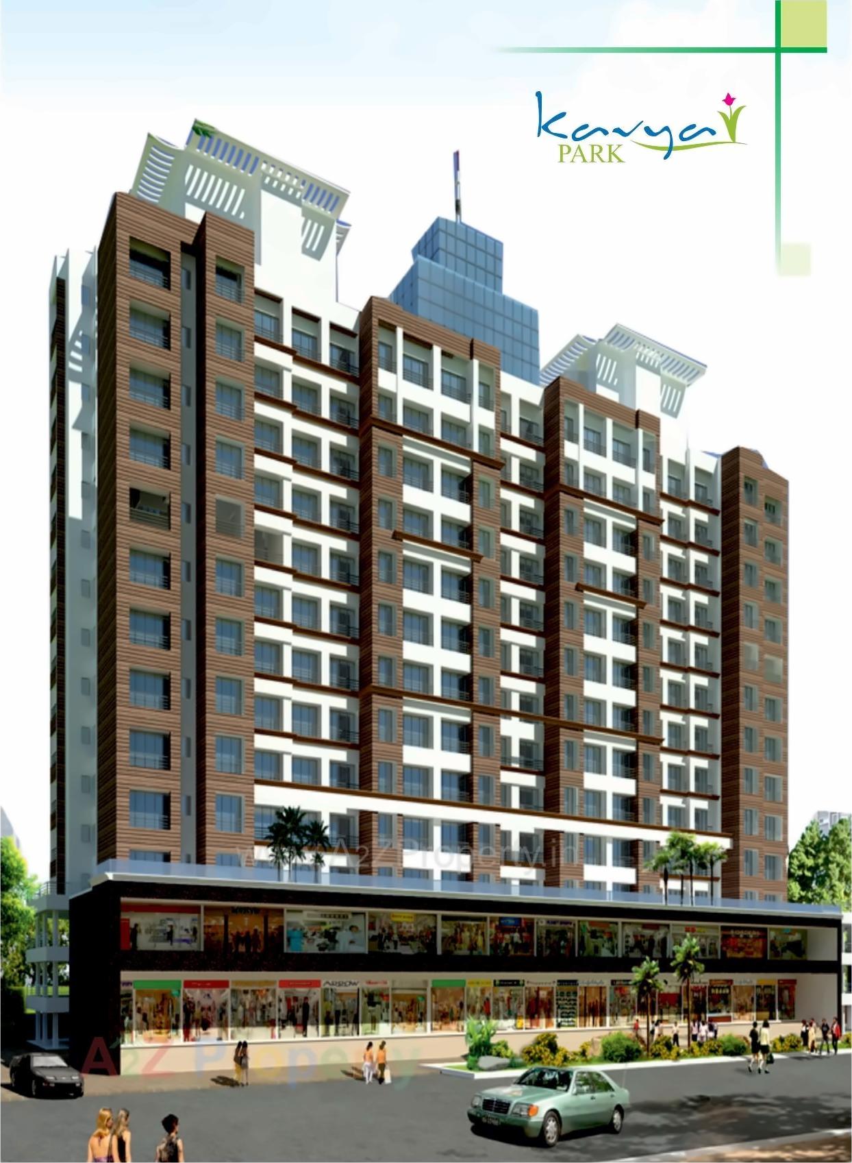 3D Elevation of real estate project Kavya Park located at Thane-m-corp, Thane, Maharashtra