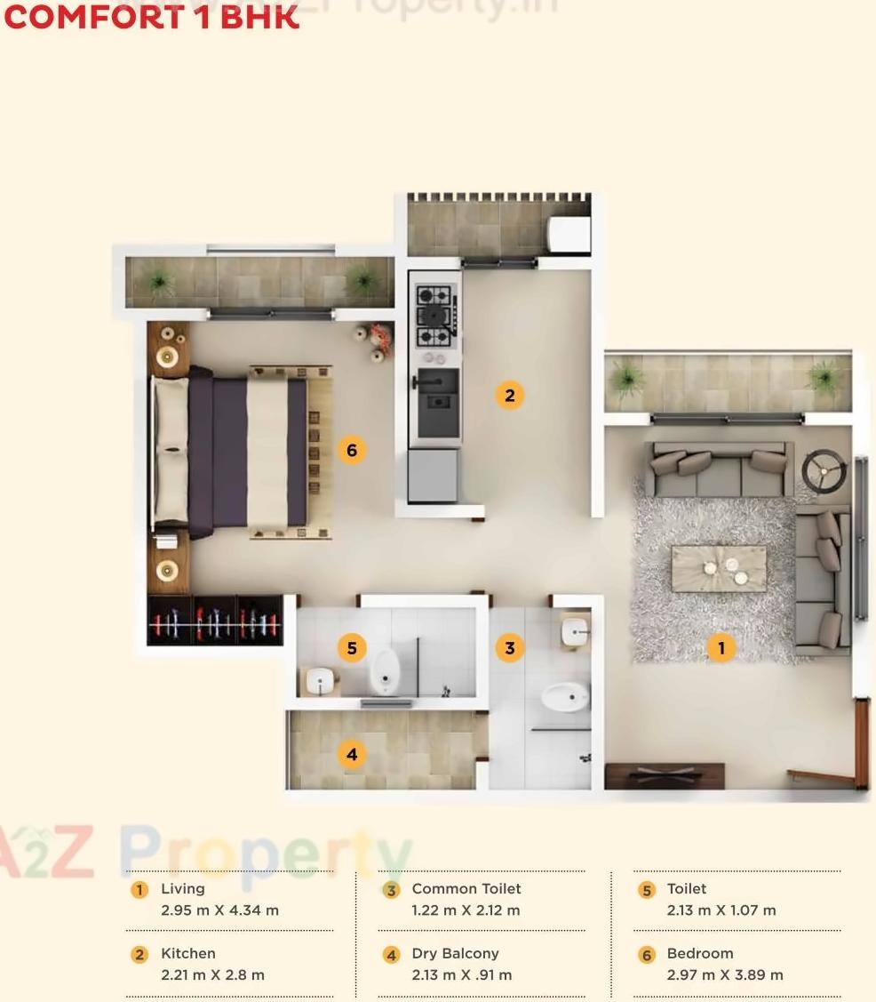 Layout of real estate project Kipl Morya located at Thane-m-corp, Thane, Maharashtra