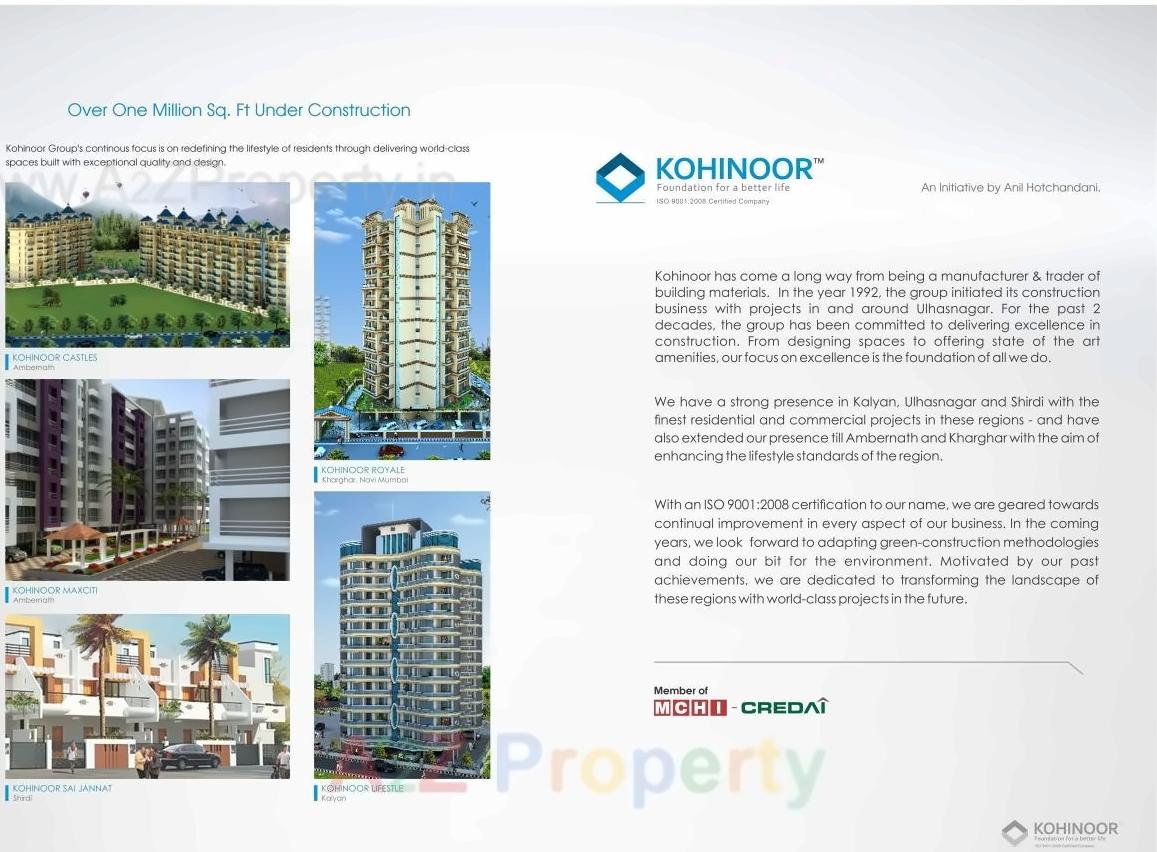  of real estate project Kohinoor Waves located at Ulhasnagar-m-corp, Thane, Maharashtra