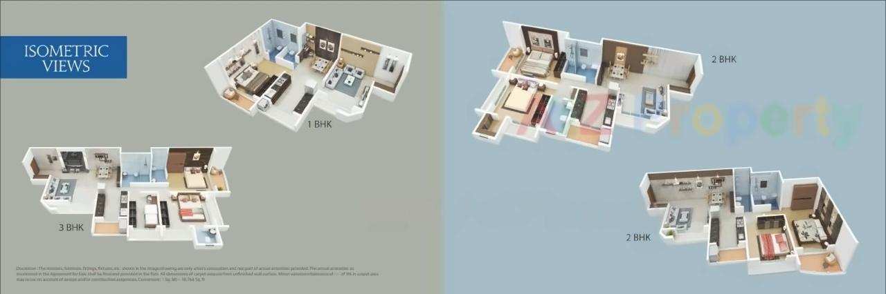 Layout of real estate project Konark Meadows located at Varap, Thane, Maharashtra
