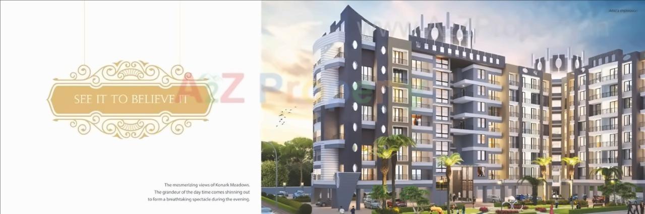 3D Elevation of real estate project Konark Meadows located at Varap, Thane, Maharashtra