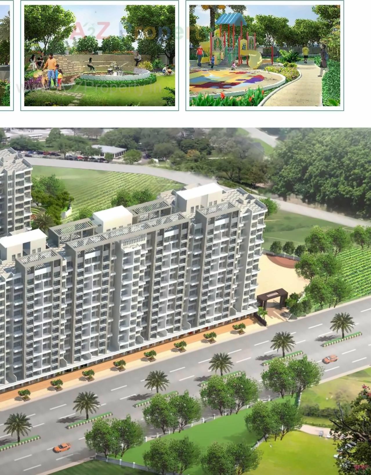3D Elevation of real estate project Konark Solitaire located at Kalyandombivali-m-corp, Thane, Maharashtra