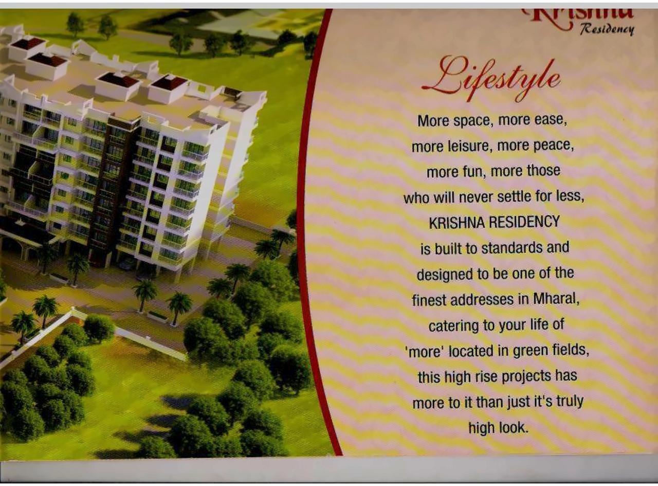 3D Elevation of real estate project Krishna Residency located at Mharal, Thane, Maharashtra