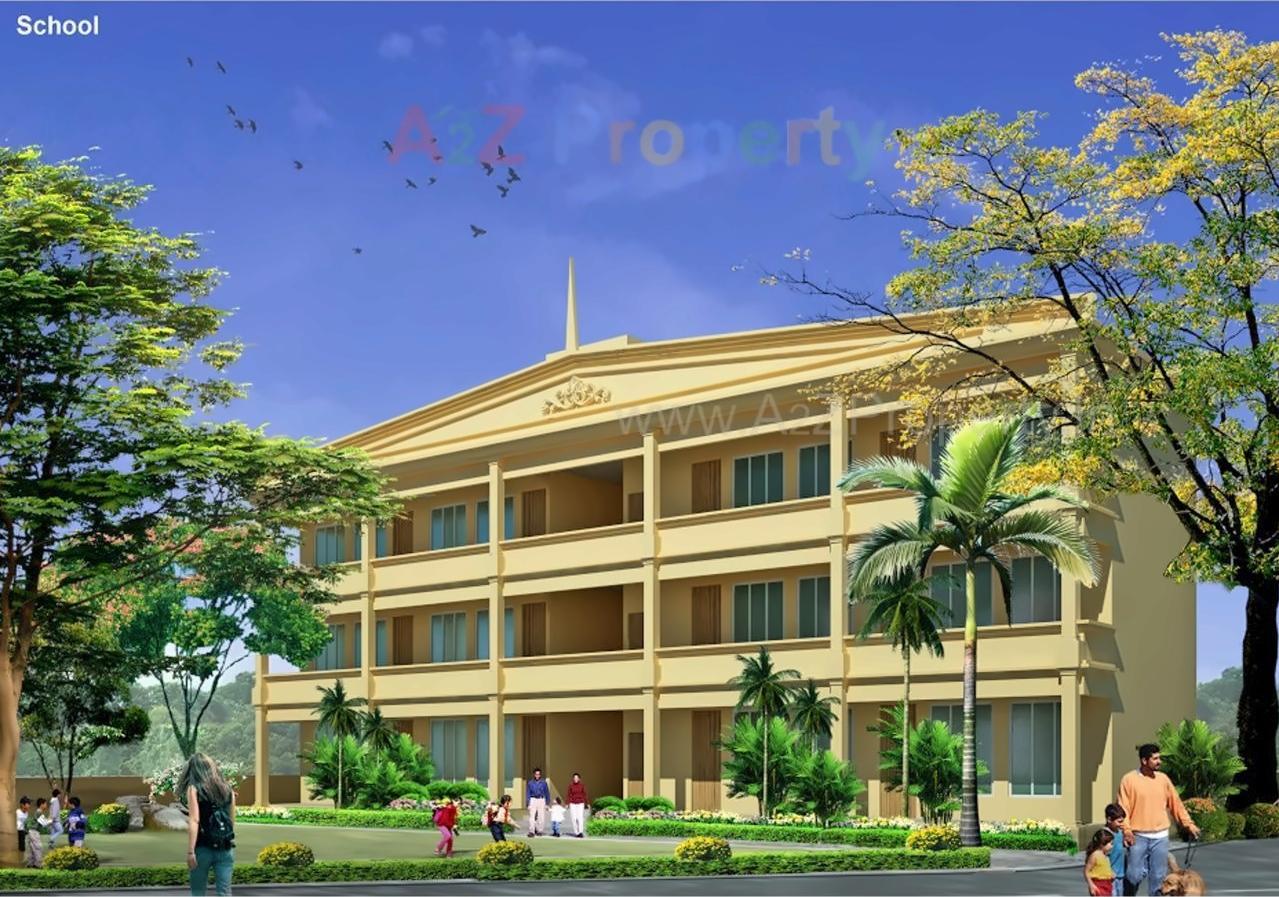 3D Elevation of real estate project Krishnai Vani Complex located at Bhiwandi-m-corp, Thane, Maharashtra