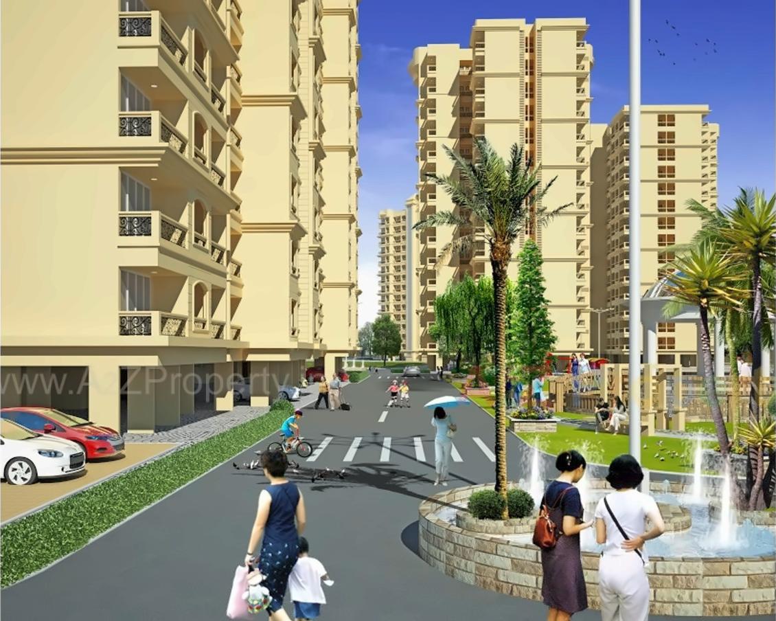 3D Elevation of real estate project Krishnai Vani Complex located at Bhiwandi-m-corp, Thane, Maharashtra