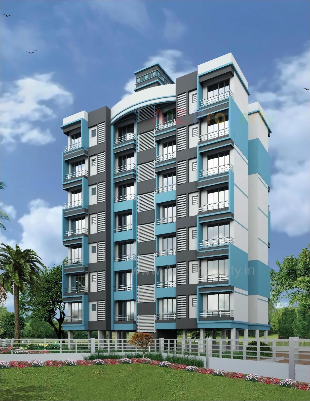 3D Elevation of real estate project Kuber Aarambh located at Thane-m-corp, Thane, Maharashtra