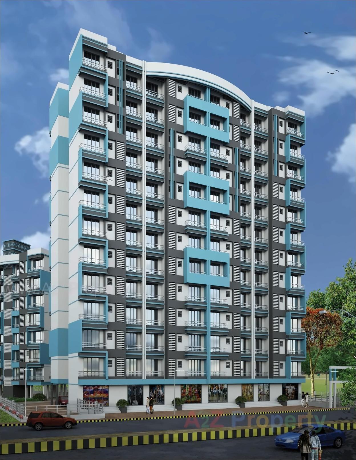 3D Elevation of real estate project Kuber Aarambh located at Thane-m-corp, Thane, Maharashtra