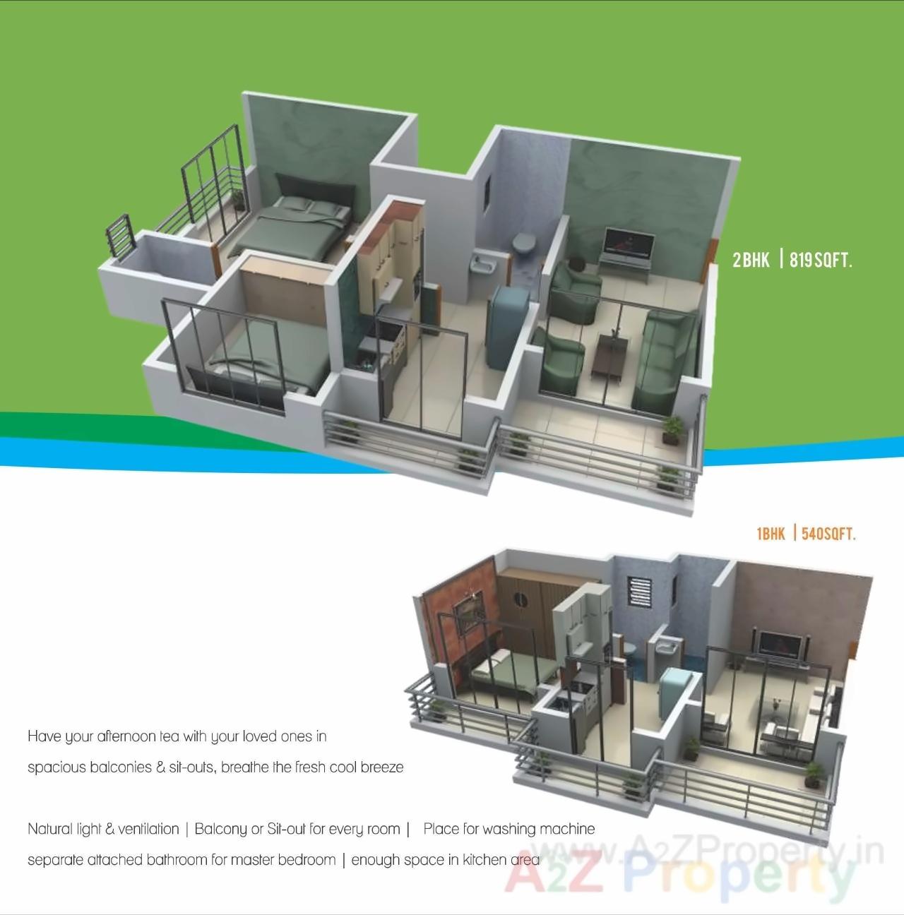 Layout of real estate project Kuber Samruddhi located at Dombivli, Thane, Maharashtra