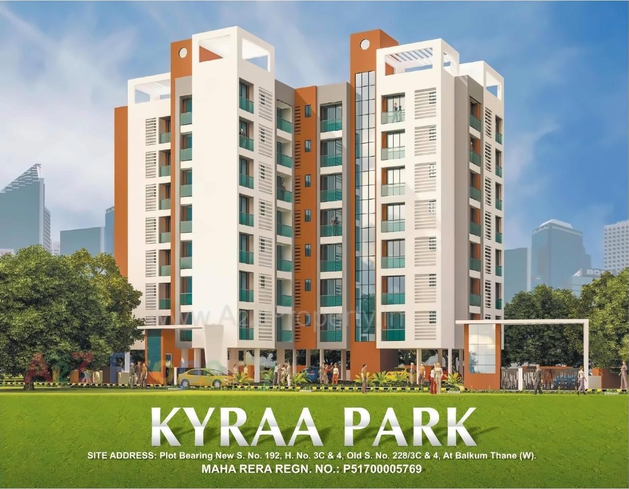 3D Elevation of real estate project Kyraa Park located at Thane-m-corp, Thane, Maharashtra