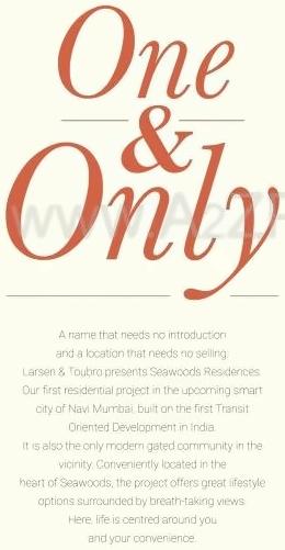  of real estate project L T Seawoods Residences located at Navi-mumbai-m-corp, Thane, Maharashtra