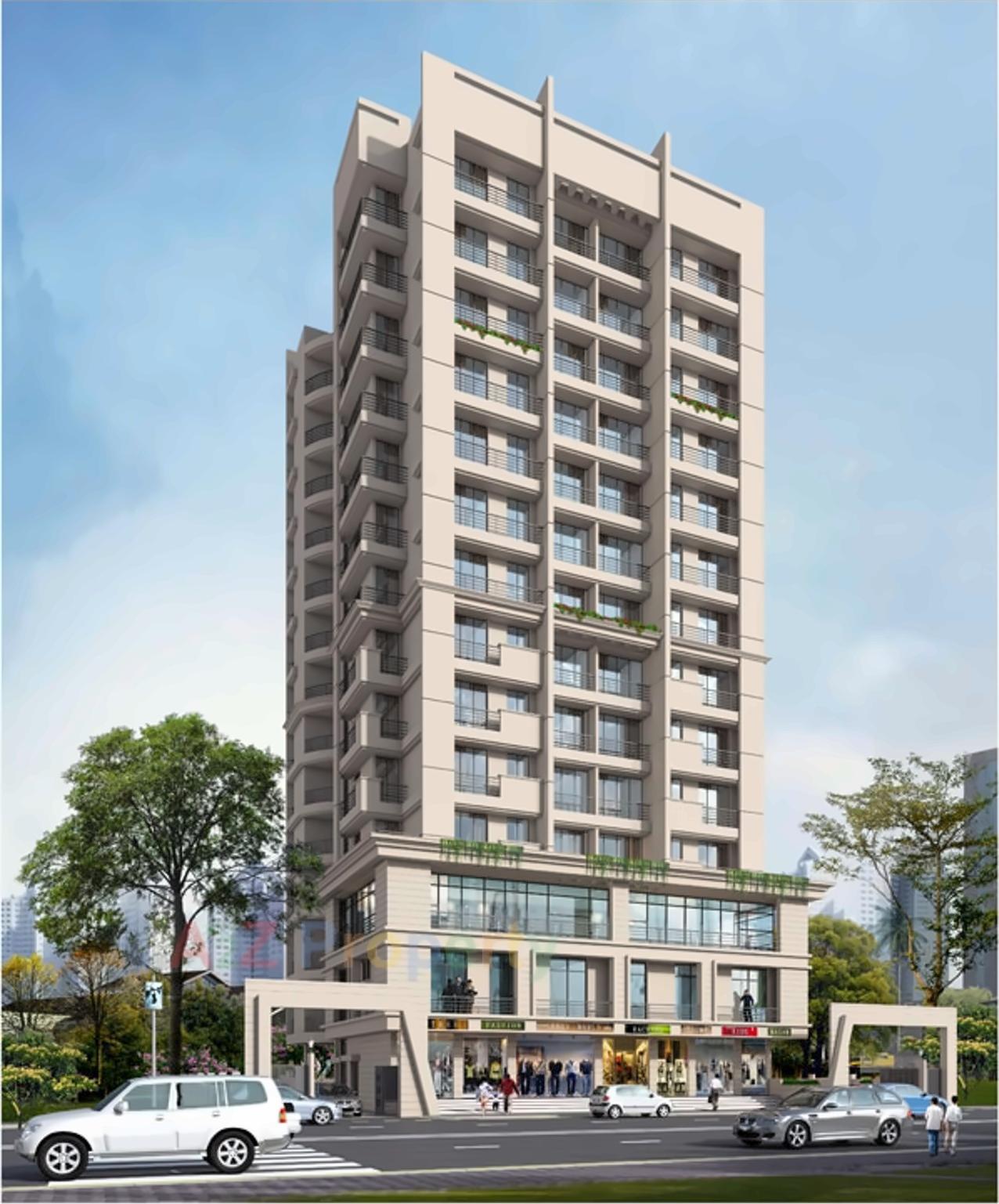 3D Elevation of real estate project Laabh Gloria located at Thane-m-corp, Thane, Maharashtra