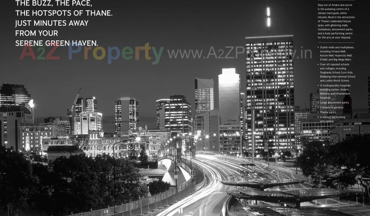 3D Elevation of real estate project Lodha Amara   Tower   5, located at Thane-m-corp, Thane, Maharashtra