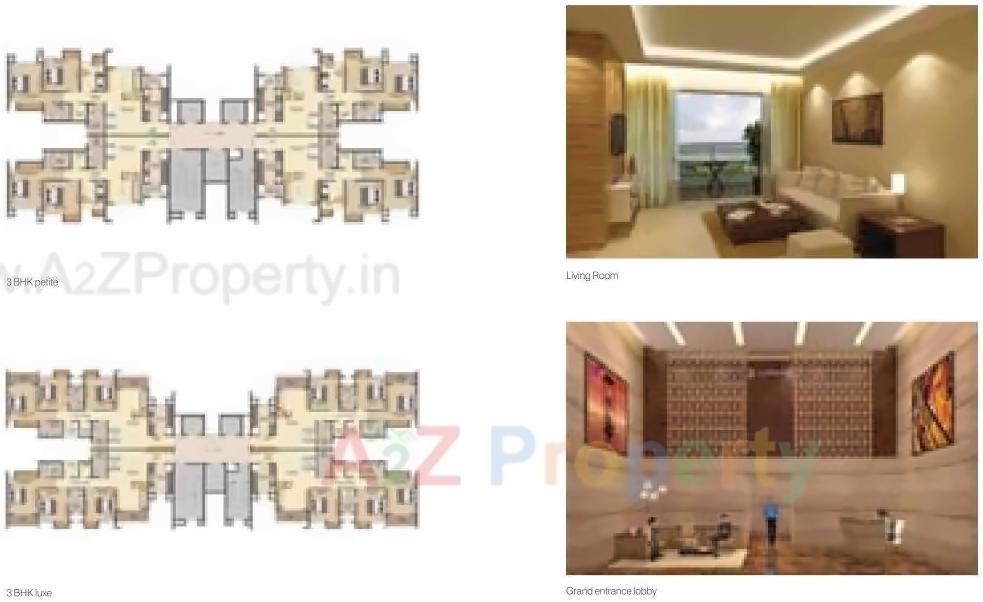 Layout of real estate project Lodha Splendora Platino E To G , Vivant A To located at Thane-m-corp, Thane, Maharashtra