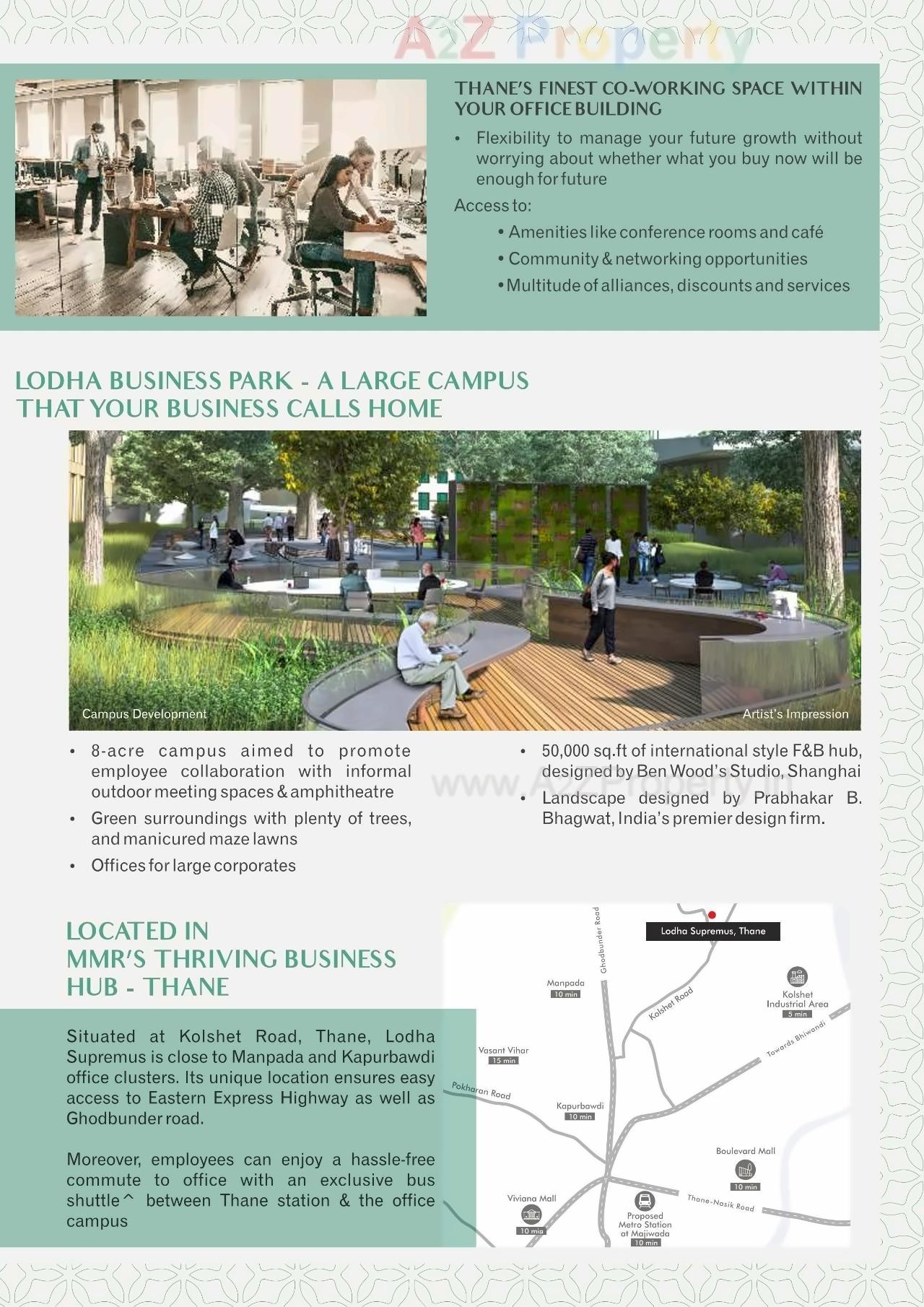  of real estate project Lodha Supremus   Thane, Kolshet located at Thane-m-corp, Thane, Maharashtra