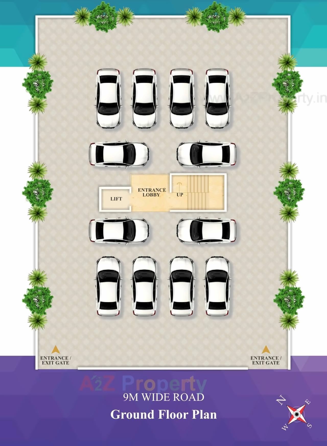 Layout of real estate project Magnum located at Navi-mumbai-m-corp, Thane, Maharashtra