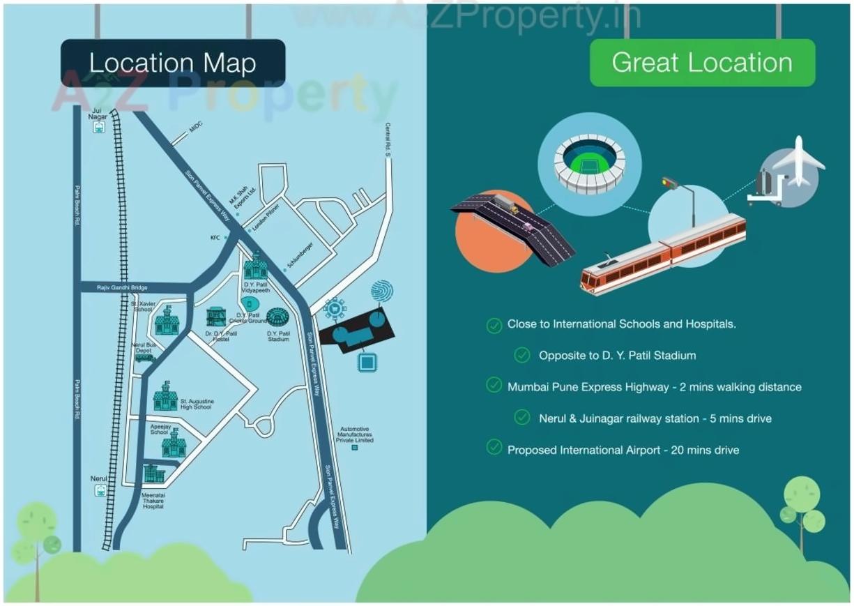  of real estate project Man Residences located at Navi-mumbai-m-corp, Thane, Maharashtra