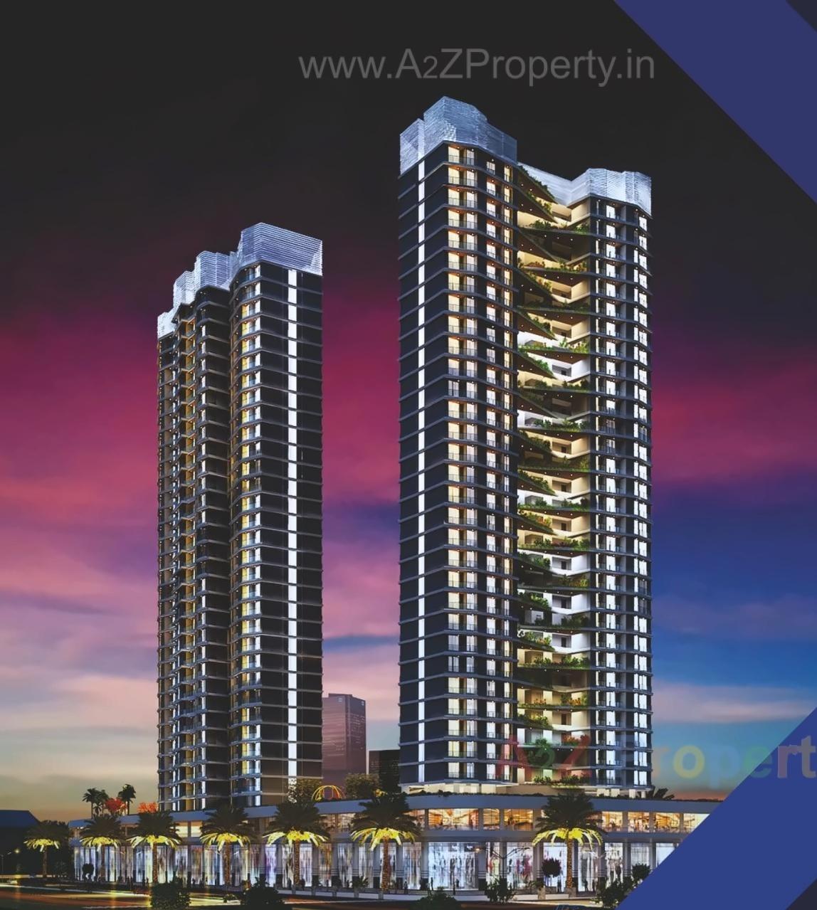 3D Elevation of real estate project Manhattan located at Thane-m-corp, Thane, Maharashtra