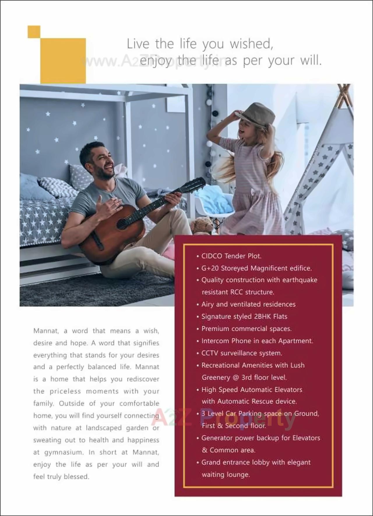  of real estate project Mannat located at Navi-mumbai-m-corp, Thane, Maharashtra