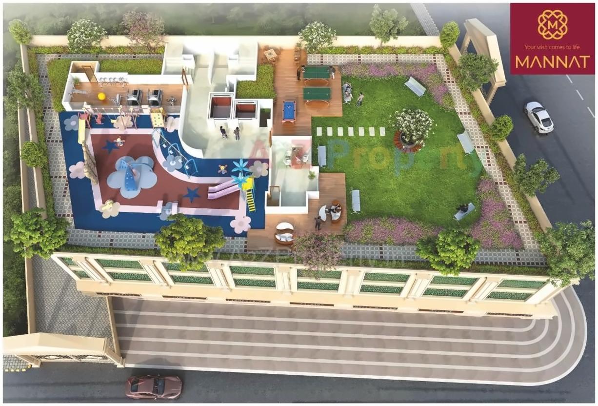 Layout of real estate project Mannat located at Navi-mumbai-m-corp, Thane, Maharashtra