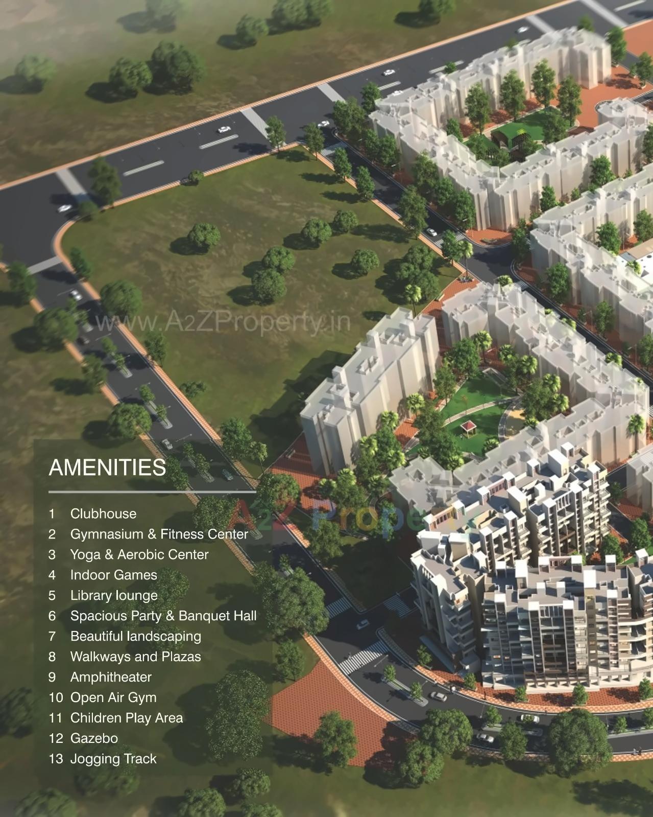 3D Elevation of real estate project Maple City located at Badlapur-m-cl, Thane, Maharashtra