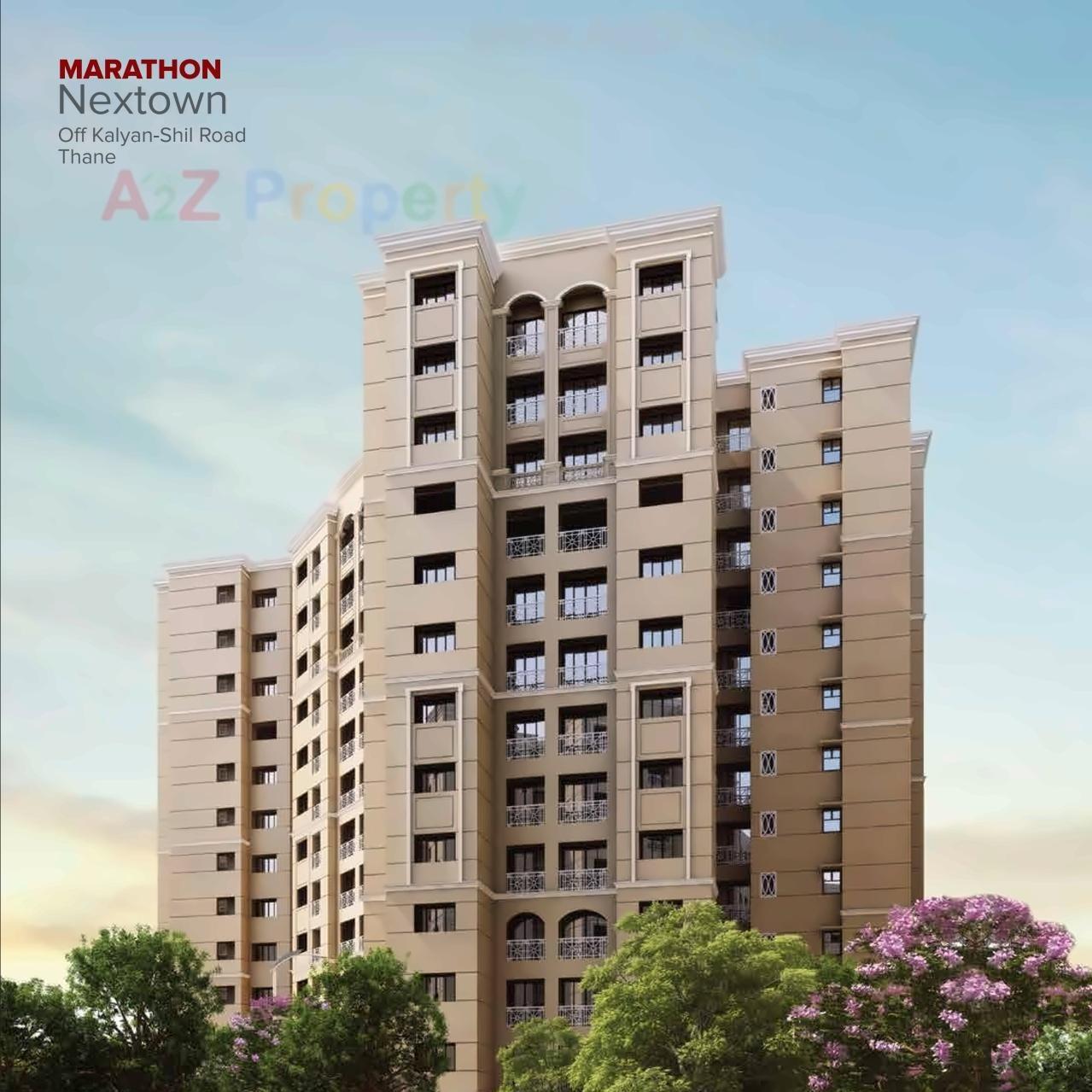 3D Elevation of real estate project Marathon Nextown Emerald located at Thane-m-corp, Thane, Maharashtra
