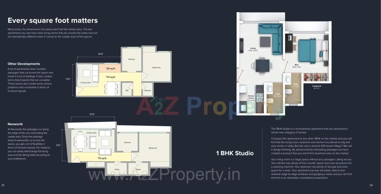 Layout of real estate project Marathon Nexworld Aura located at Thane-m-corp, Thane, Maharashtra