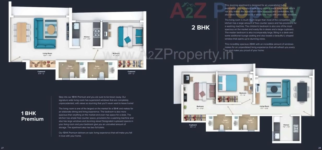 Layout of real estate project Marathon Nexworld Aura located at Thane-m-corp, Thane, Maharashtra