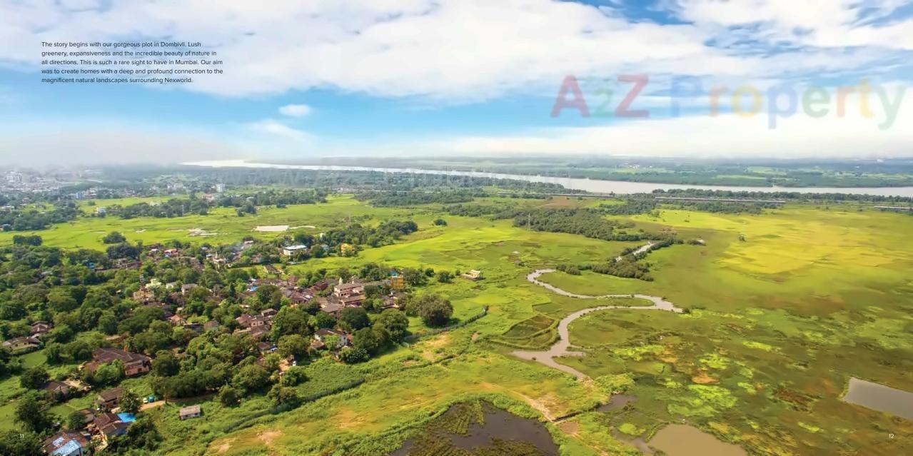 3D Elevation of real estate project Marathon Nexworld Aura located at Thane-m-corp, Thane, Maharashtra