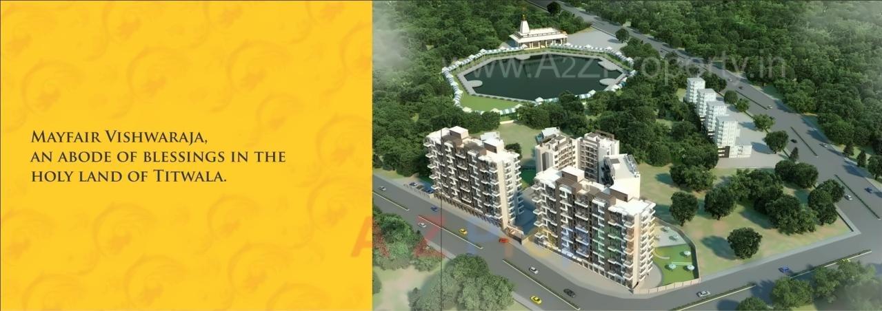 3D Elevation of real estate project Mayfair Vishwaraja located at Titwala, Thane, Maharashtra