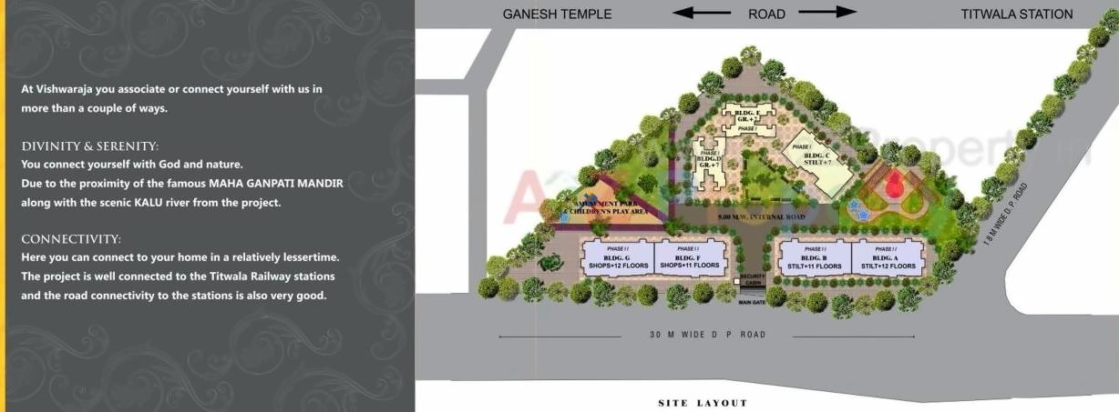  of real estate project Mayfair Vishwaraja located at Titwala, Thane, Maharashtra
