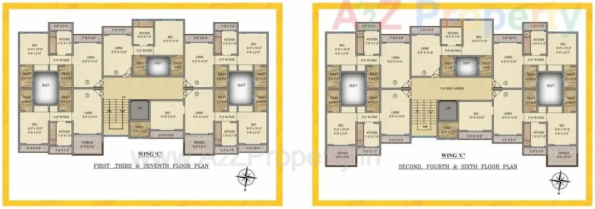 Layout of real estate project Mayfair Vishwaraja located at Titwala, Thane, Maharashtra